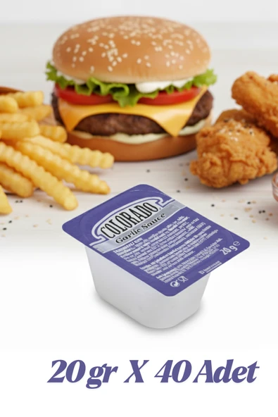 Colorado Garlıc Mayonez Sos Küvet 20 gr 40 Adet ürün görseli