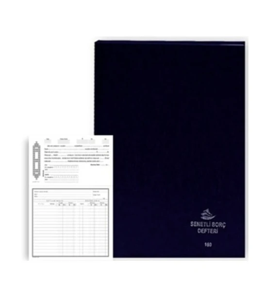 Özkan-Armat Senet Defteri 160 yap.Siyah ürün görseli 1