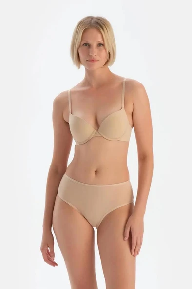 3 lü Paket Dagi Bayan Yüksek Bel Slip Külot 5104KC - Resim 5