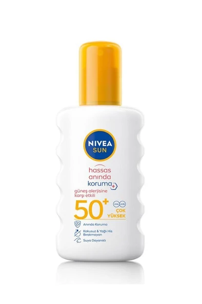 Nivea Güneş Alerjisine Karşı Koruma 200 ml 50 Faktör Güneş Spreyi ürün görseli