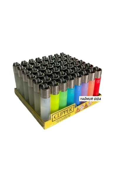 Micro Translucent Taşlı Çakmak 8'li - Resim 2