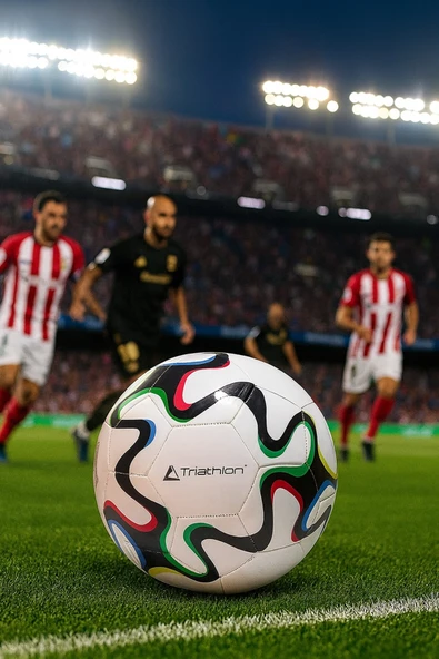 Profesyonel Futbol Topu Dayanıklı Sert Zemin Halı Saha Futbol Topu ( Renk karışık gönderilmektedir) ürün görseli