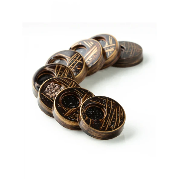 Polikarbon Yuvarlak Pralin Çikolata Kalıbı 6,5 Gr. -4072 - Resim 4