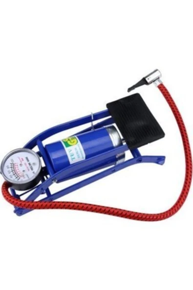 Araç Lastik Şişirme Göstergeli Ayak Pompası ürün görseli