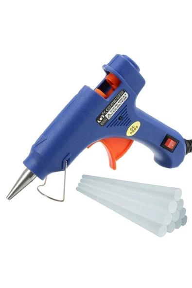 Çubuk Silikon Tabancası 20w Sıcak Silikon Yapıştırıcı Pratik Kullanım 5 Adet Ince Silikon ürün görseli