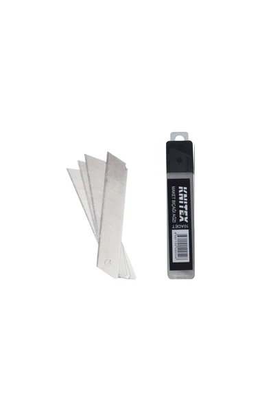 Maket Bıçağı Yedeği Ucu Kalın 18 Mm Bıçak 10 Adet ürün görseli