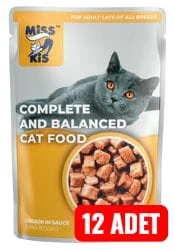 MİSS KİS 100 GR CHICKEN YAŞ MAMA 12 ADET ürün görseli 1