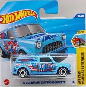 Hot Wheels Tekli Arabalar '67 Austin Mini Van / Fourgonnette JBB68 (Art Cars) ürün görseli