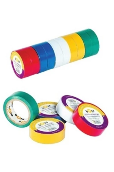 Elektirik Bandı Karışık Renkli 10 Lu ürün görseli