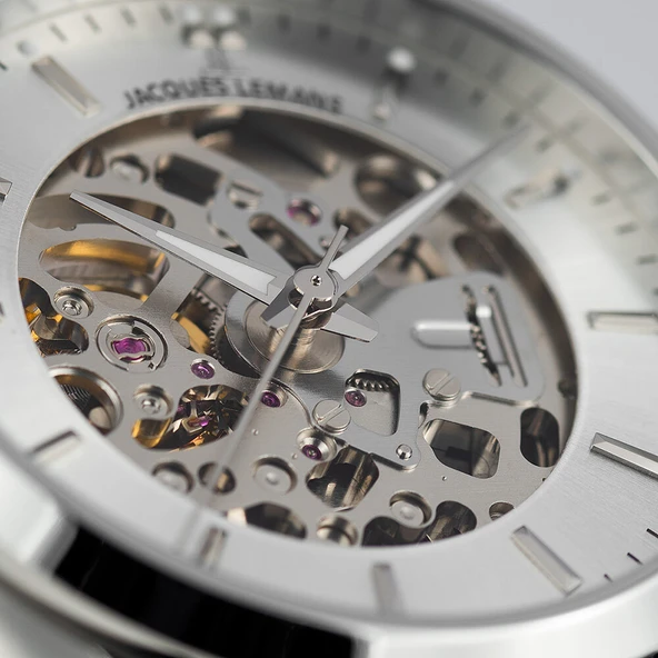 JACQUES LEMANS DERBY AUTOMATIC 1-2087A ERKEK KOL SAATİ - Resim 2