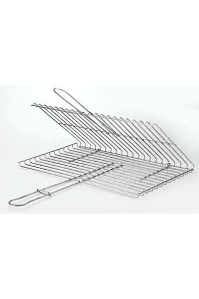 Paslanmaz Saplı Balık Et Izgara Teli + Yelpaze ( Adet Fiyatıdır) 25x40 - Resim 3