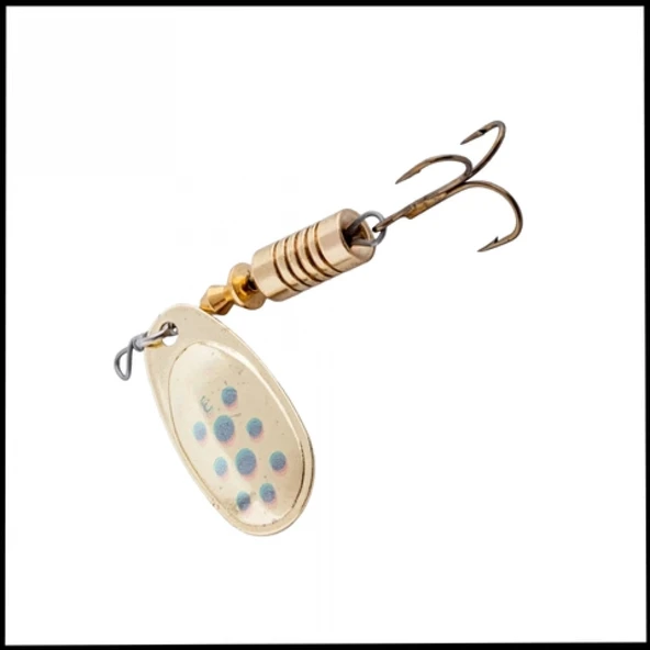 Uyguna-Yakala Altın Mavi -7g-Alabalık/Turna/Levrek Olta Kaşığı Döner Kaşık -KAS.734 ürün görseli