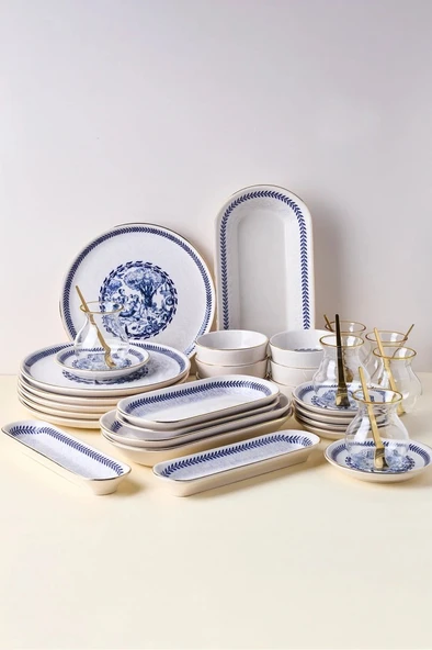 Perotti 20015 37 Parça Yemek Takımı French Vintage Yaldızlı ürün görseli