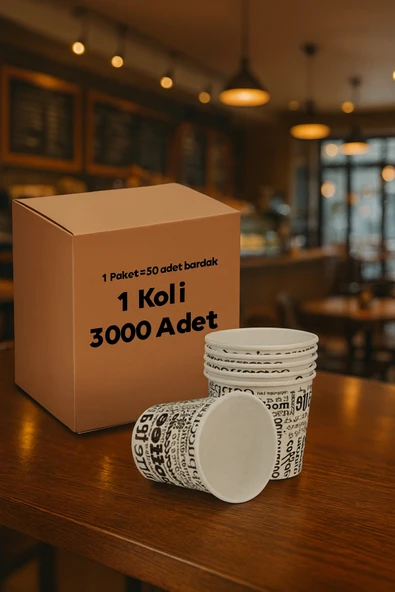 6.5 Oz Karton Bardak 3000 Adet Koli Toptan Kaliteli Sızdırmaz ürün görseli