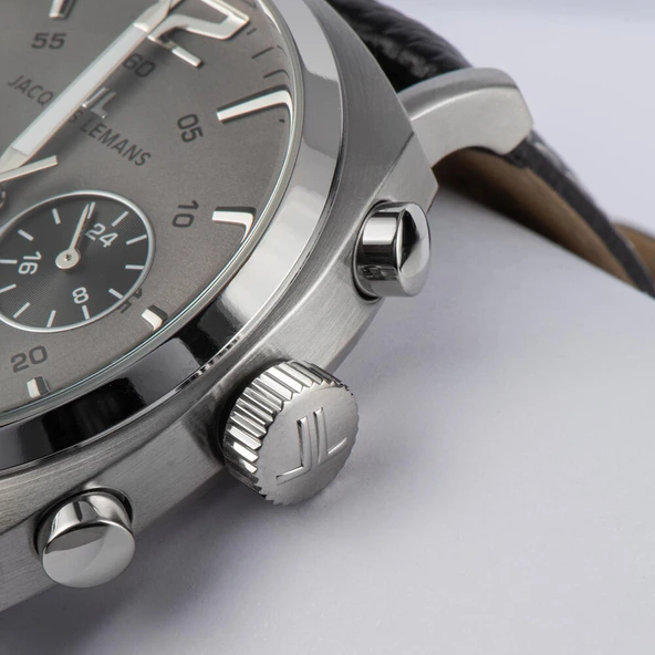 JACQUES LEMANS LUGANO 1-1645P ERKEK KOL SAATİ - Resim 4