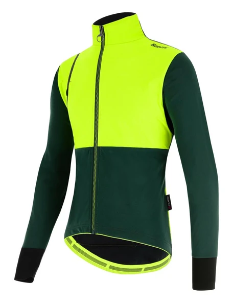 Santini VEGA ABSOLUTE Polartec Erkek Kışlık Bisiklet Ceketi 3W50775ABSOLVEGA - Resim 2