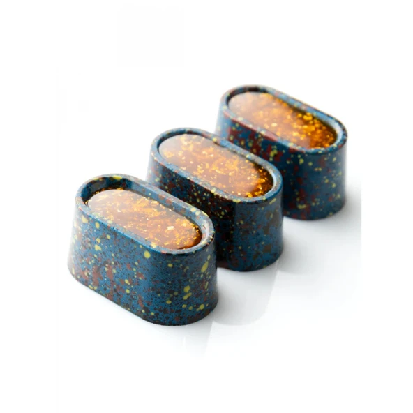 Polikarbon Oval Pralin Çikolata Kalıbı 14.5 gr | Cm-4064 - Resim 2