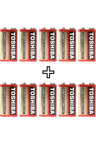 Heavy Duty 6f22kg 9 Volt 10'lu Özel Pil Paketi 01.04.tos.9v.10lu - Resim 2