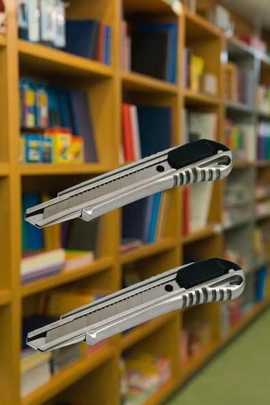 Yüksek Kalite 2 Li Metal Paslanmaz Çelik Uç Değiştirilebilir Maket Bıçağı 2 Adet Fiyatıdır ürün görseli