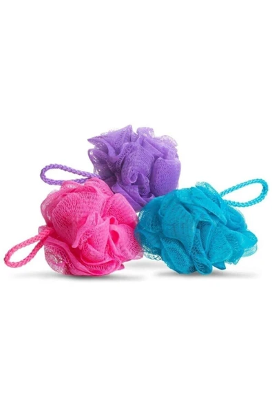 3'lü Banyo Lifi Karışık Renk ürün görseli