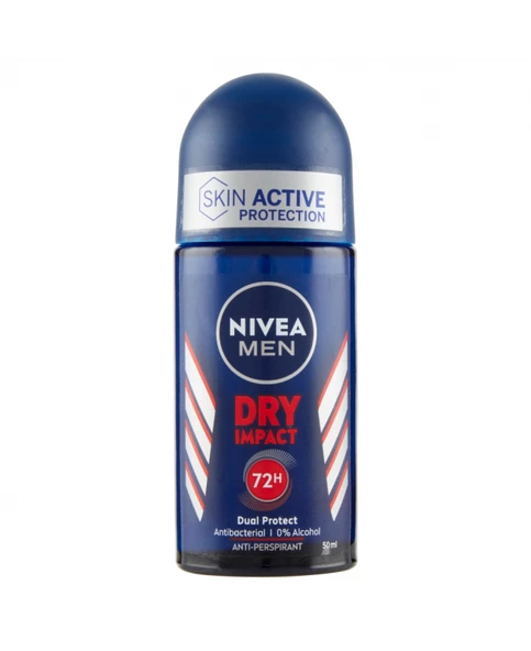 Nivea Deo Roll On Erkek Kuru Etki 72H 50ml ürün görseli