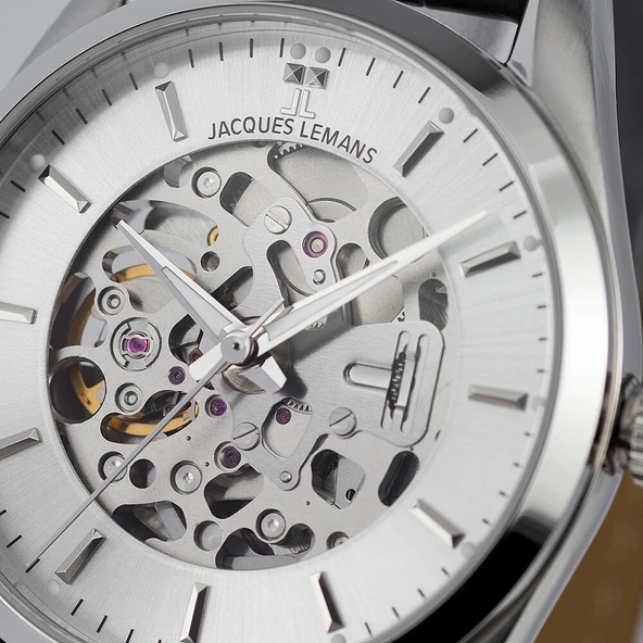 JACQUES LEMANS DERBY AUTOMATIC 1-2087A ERKEK KOL SAATİ - Resim 4