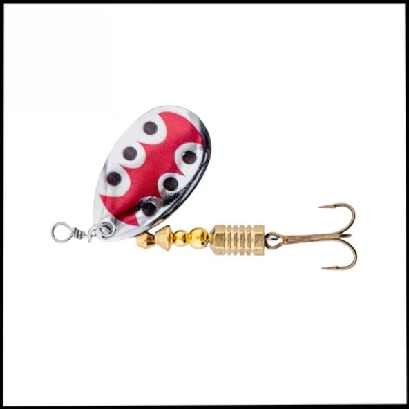 Uyguna-Yakala Gümüş Uğur Böceği - 5g -Alabalık/Turna/Levrek Olta Kaşığı Döner Kaşık -KAS.744 ürün görseli