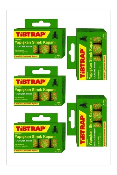 Tibtrap Sinek Kapanı Zehirsiz 5'Li ürün görseli