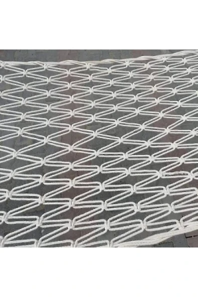 Tek Kişilik Çift Kat El Örgülü Hamak - Resim 2