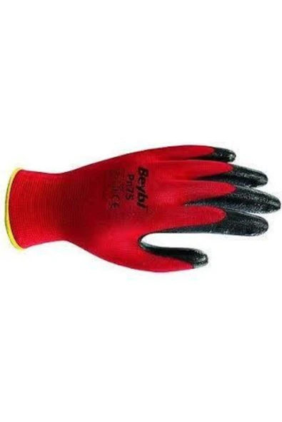 Baybi Zebra Nitril Kaplama Eldiven 12 Adet (6 ÇİFT) - Resim 2