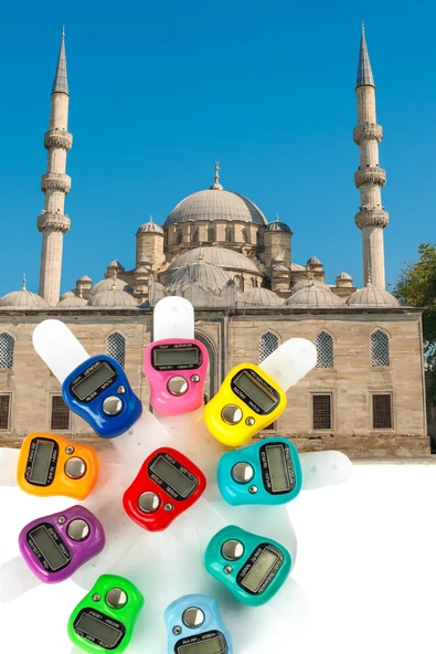 3 Adet Zikirmatik Sayaç Yüzük Tesbih Çekme Salavat Ve Zikir Sayacı - Resim 2