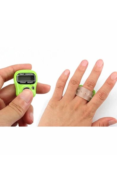 3 Adet Zikirmatik Sayaç Yüzük Tesbih Çekme Salavat Ve Zikir Sayacı - Resim 5