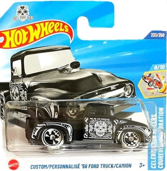 Hot Wheels Tekli Arabalar Custom/Personnalise '56 Ford Truck/Camion JBB43 (Celebration Racers) ürün görseli