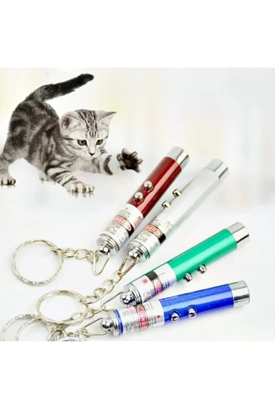 Kedi Lazeri Kırmızı Lazer Anahtarlık 2023 Kedi Oyun Lazeri ürün görseli