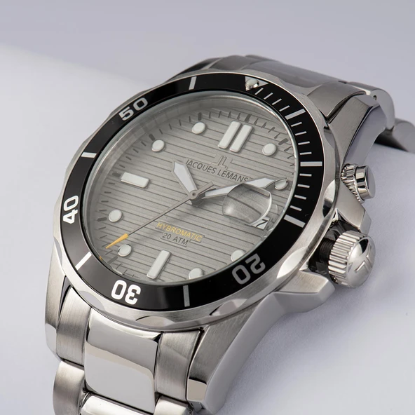 JACQUES LEMANS HYBROMATIC 1-2170H ERKEK KOL SAATİ - Resim 3