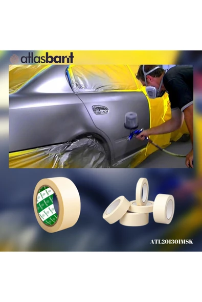 Maskeleme Bandı - Kağıt Bant 18 mm. - Resim 3