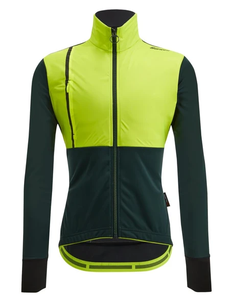 Santini VEGA ABSOLUTE Polartec Erkek Kışlık Bisiklet Ceketi 3W50775ABSOLVEGA - Resim 4