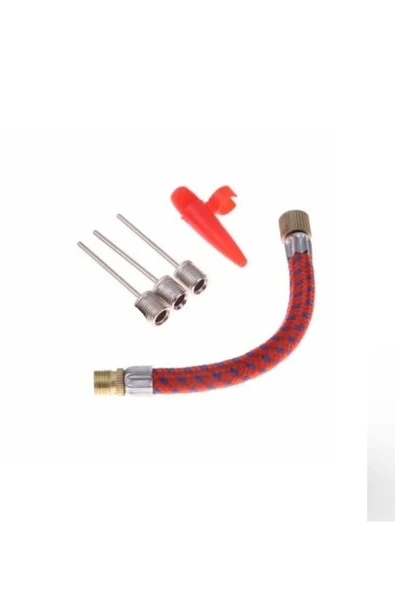 5 Parça Bisiklet Lastiği Şişirme- Pompa Hortumu- Top Iğnesi Ucu Seti ürün görseli