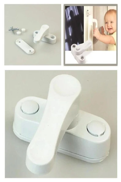 Pvc Pimapen Pencere Cam Balkon Kapısı Güvenli Emniyet Kilidi ürün görseli