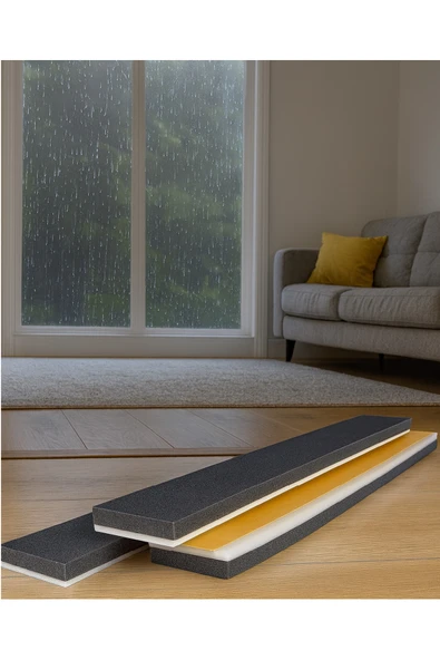 Dayanıklı Yapışkanlı Köpük Kapı Altı Isı Yalıtım Süngeri Köpük Eşik Süngeri - Resim 2