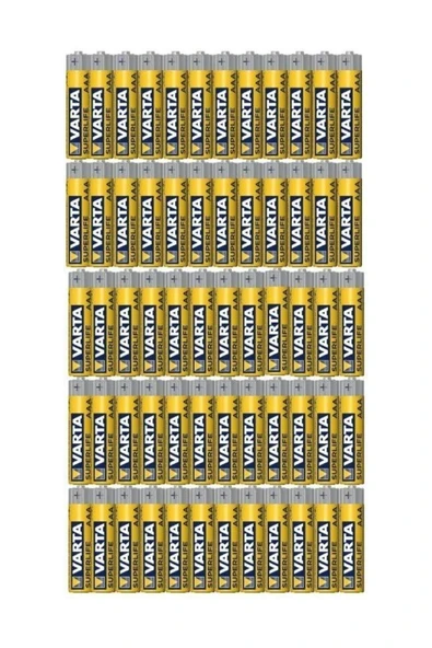 Süperlife 60'lı Özel Pil Paketi (60 AAA) - Resim 3