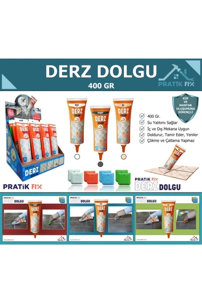 Kullanıma Hazır Beyaz Derz Dolgu 380 Gr - Resim 4
