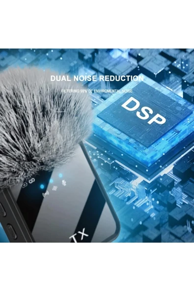 2 Adet F11 Profesyonel Kablosuz Yaka Mikrofonu 3in1 Mikrofon Type-C/Lightning/Jack - Resim 5