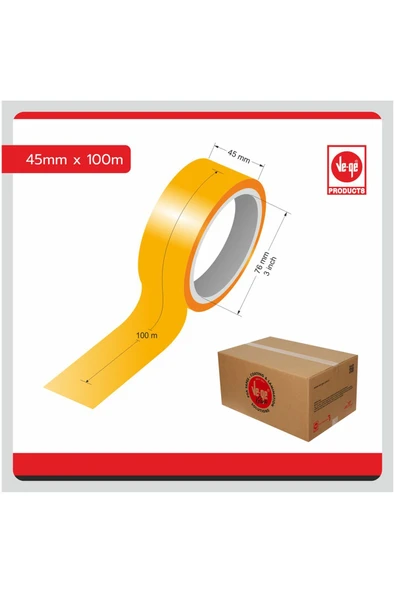 Koli Bantı Aslan 45x100 Şeffaf (6 ADET) - Resim 3