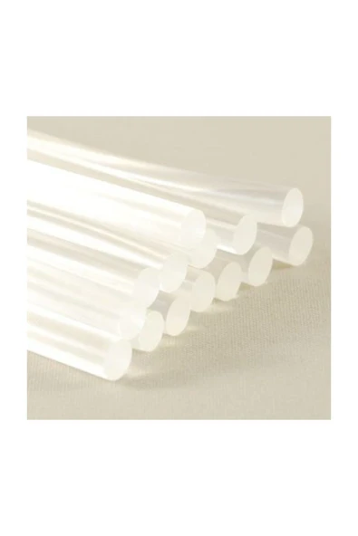 Kalın Çubuk Sıcak Silikon Tabanca Mumu 10 Adet - Resim 2