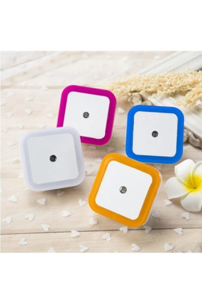 Sarı Pt 893 Karanlık Sensörlü Gece Lambası - Resim 2