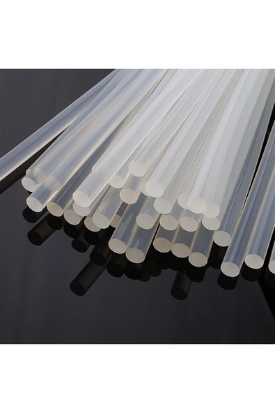 Sıcak Mum Çubuk Silikon 20 W Silikon Tabancası Için 7.4mm Kalınlık 30 Cm Uzunluk 20 Adet ürün görseli