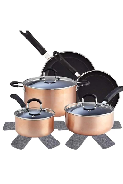 Tava Tencere ve Borcam Koruyucu Çizdirmez Keçe 3'lü Set 30x30 cm - Resim 5