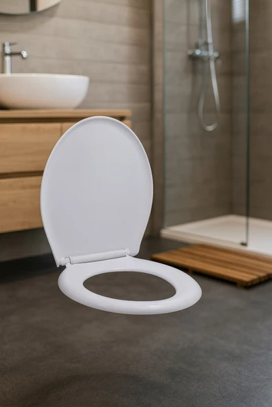 Dayanıklı Yetişkin ve Çocuk Klozet Kapağı Söküp Takılabilir Yerli Üretim ürün görseli