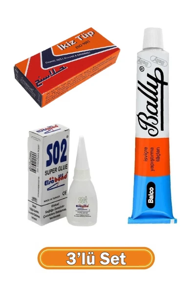 3 lü yapıştırıcı seti hızlı yapıştırıcı karışımlı yapıştırıcı hızlı donar yapıştırıcı iran S02, Osak ürün görseli